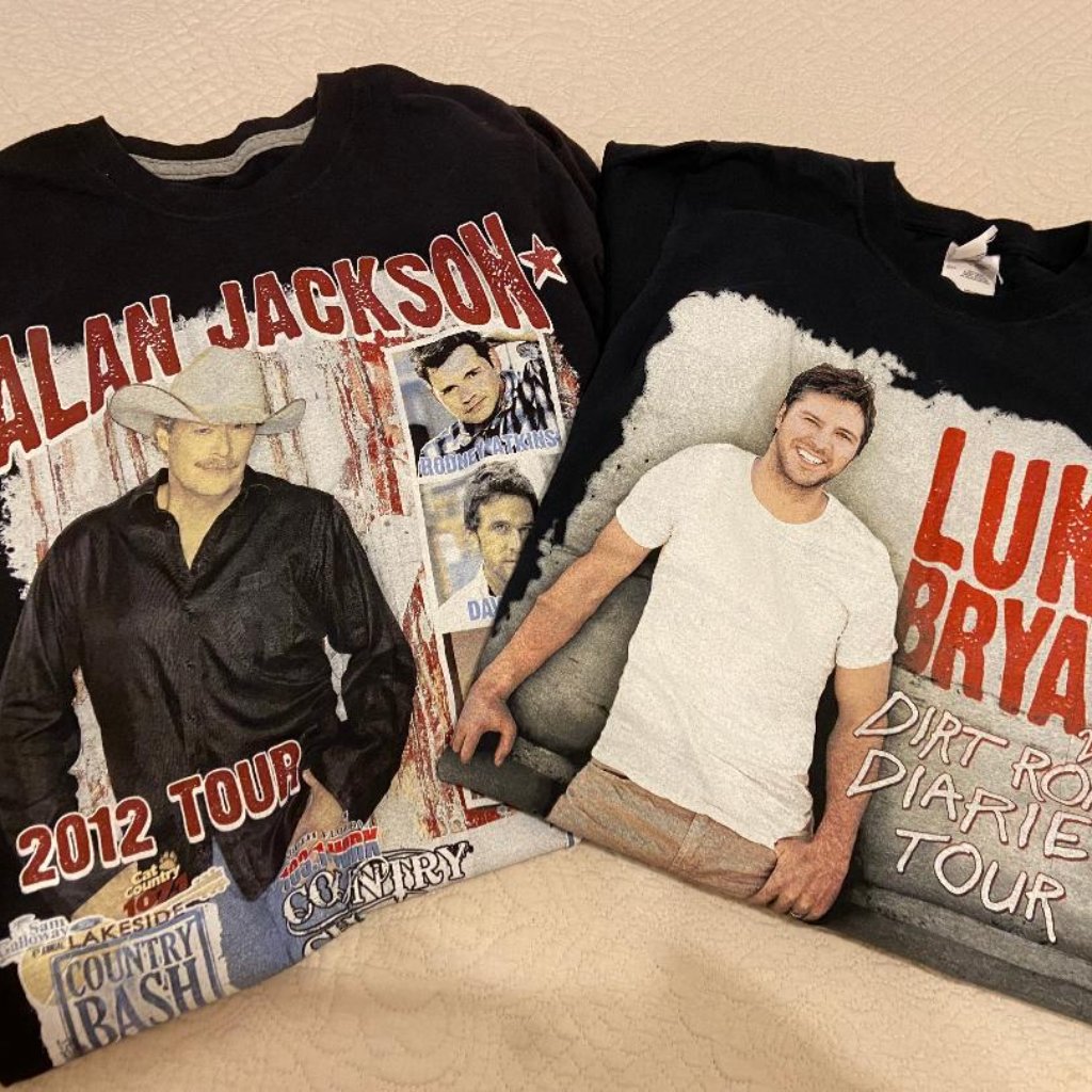 Alan Jackson Luke Bryan Concert Tees Alan Jackson Luke Bryan Concert Tees